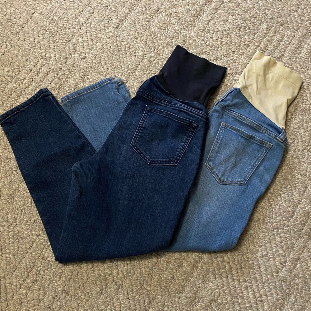 2 Maternity jeans